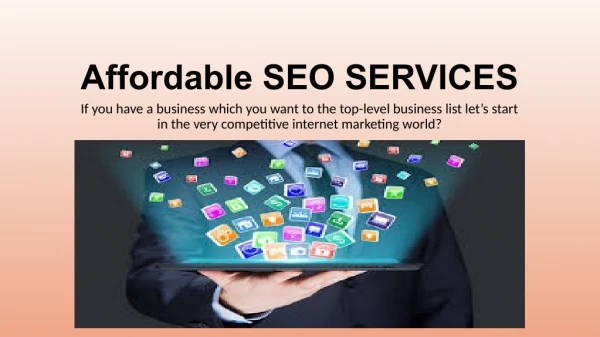 Affordable Seo SERVICES