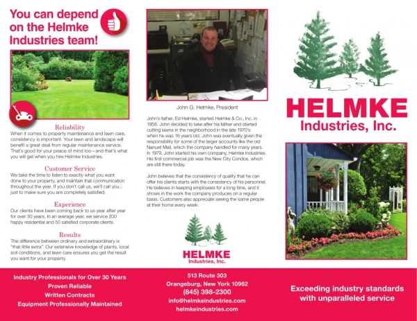 Rockland County Lawn Care & Landscaping Services - Helmke Industry