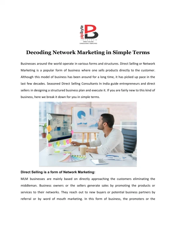 Decoding Network Marketing in Simple Terms