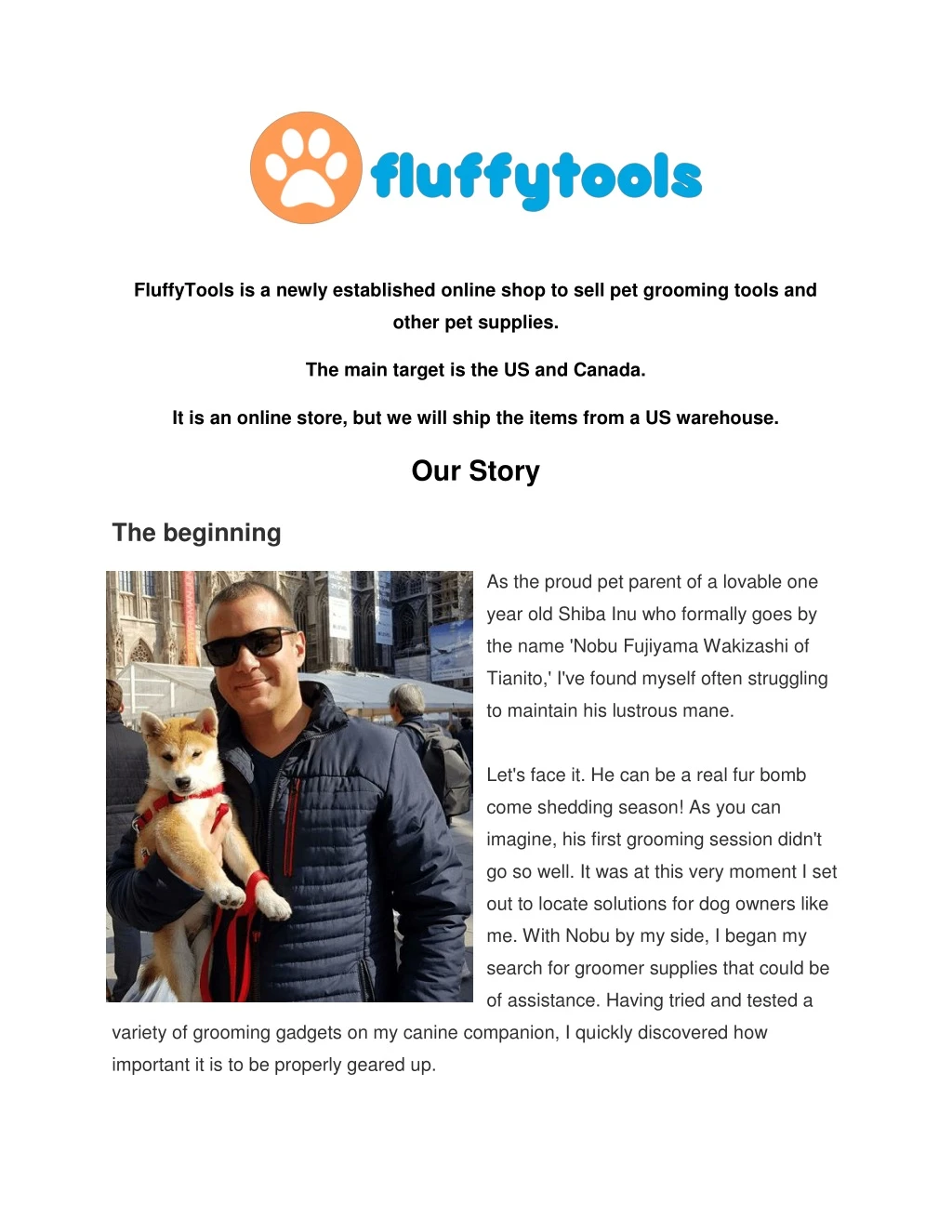 fluffytools is a newly established online shop