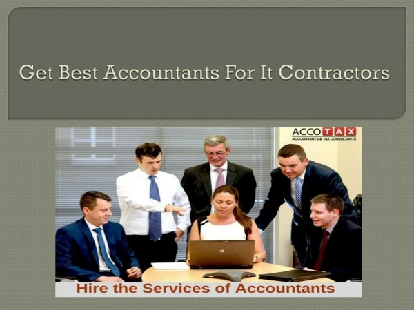 Get Best Accountants For It Contractors - ACCOTAX