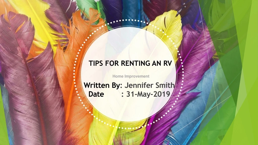 tips for renting an rv