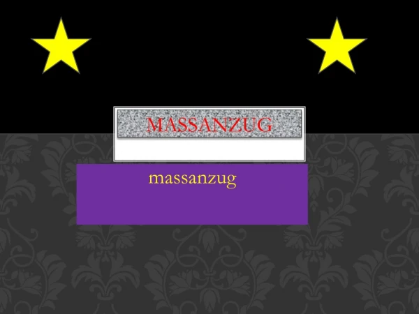 Massanzug