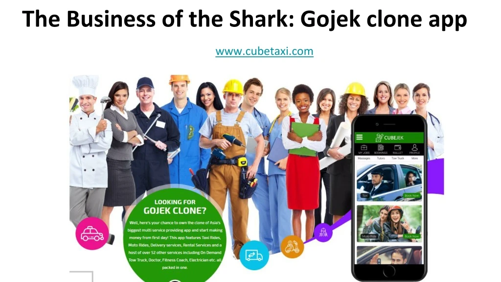 the business of the shark gojek clone app