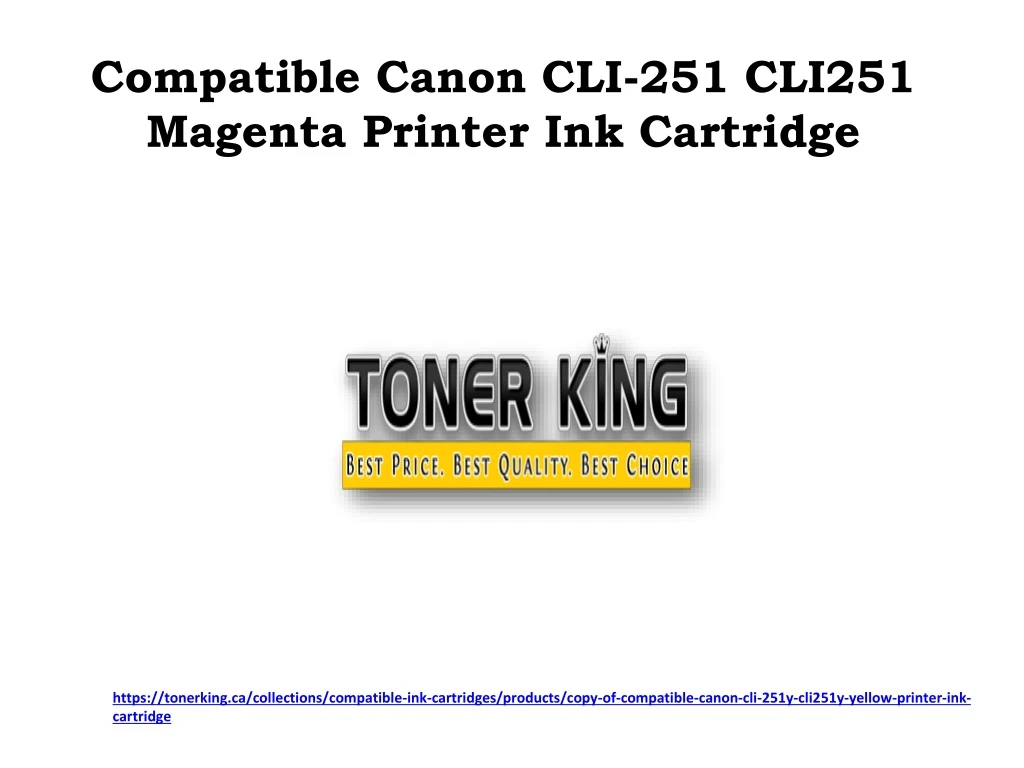 compatible canon cli 251 cli251 magenta printer