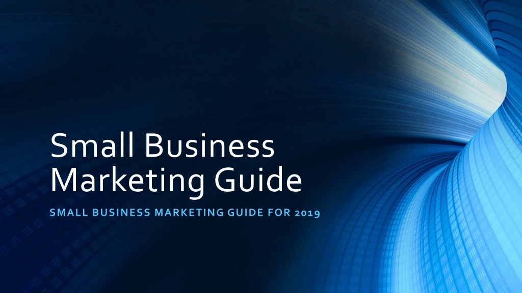 small business marketing guide