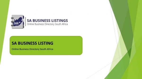 SA Business Listings
