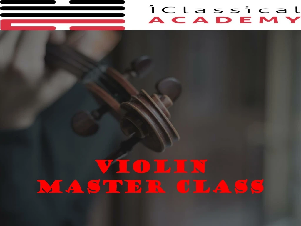 violin master class