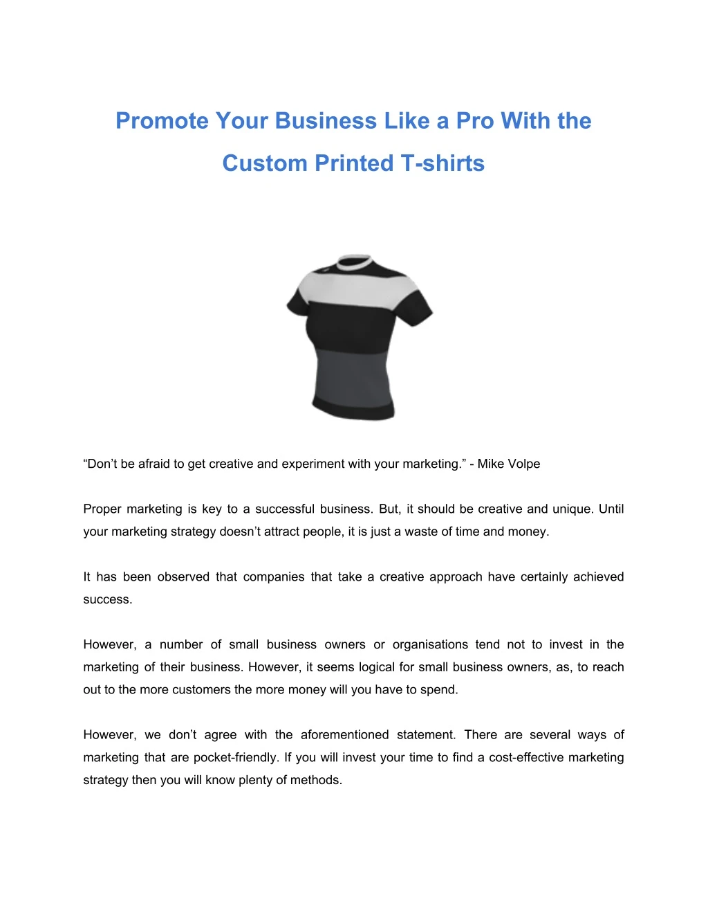 promote your business like a pro with the