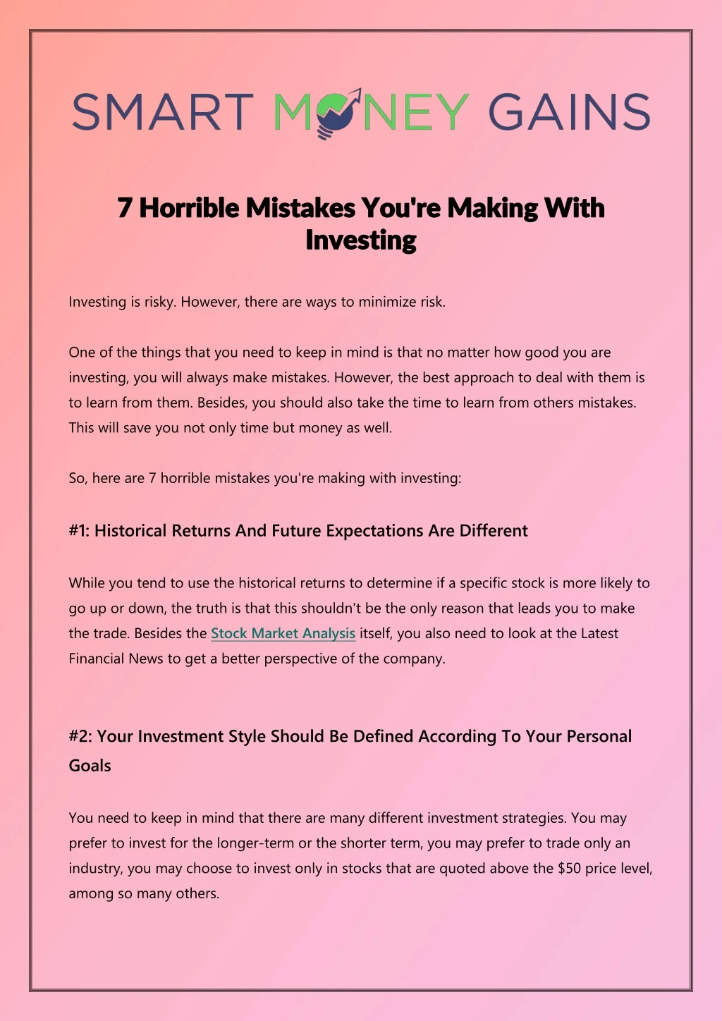 7 7 horrible horrible mistakes