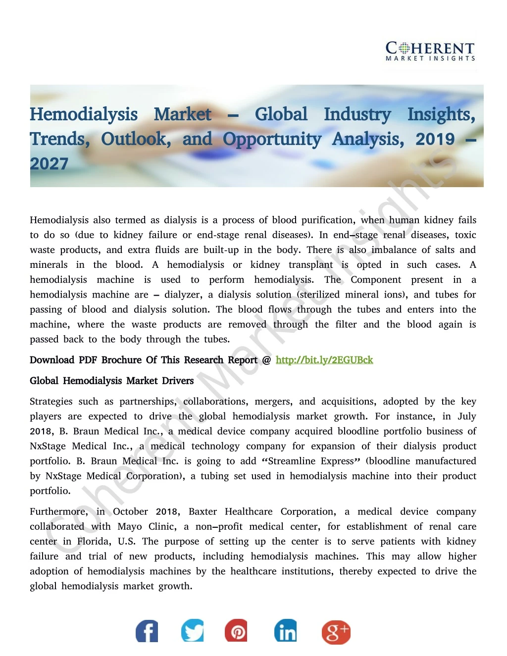 hemodialysis market global industry insights