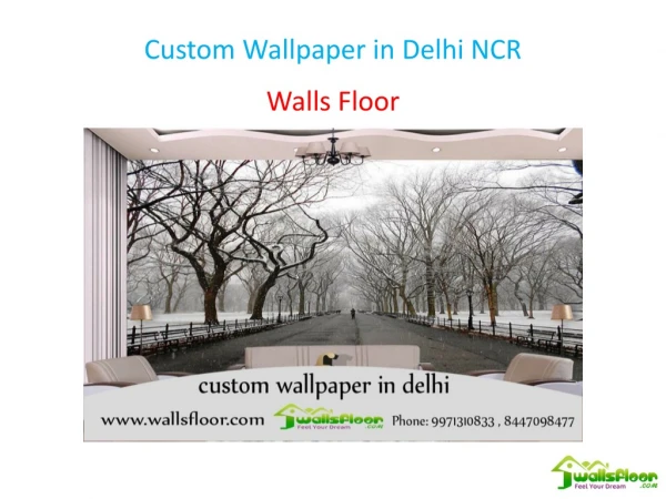 Custom Wallpaper in Delhi NCR