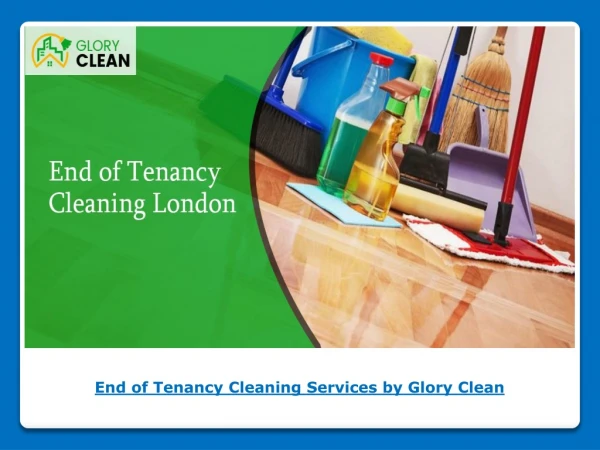 End of Tenancy Cleaning