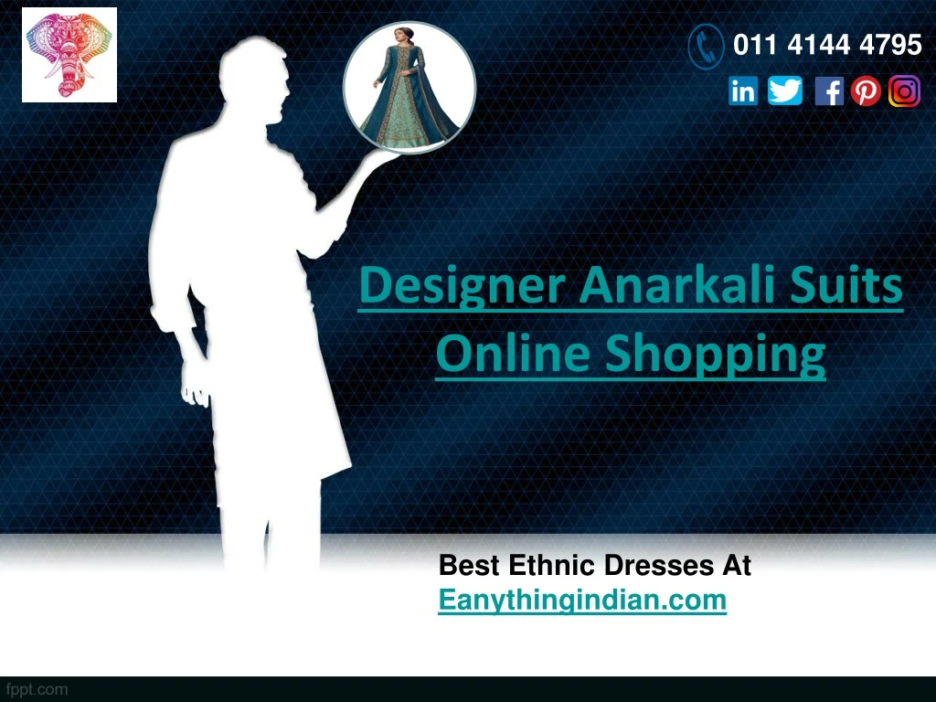 designer anarkali suits online shopping