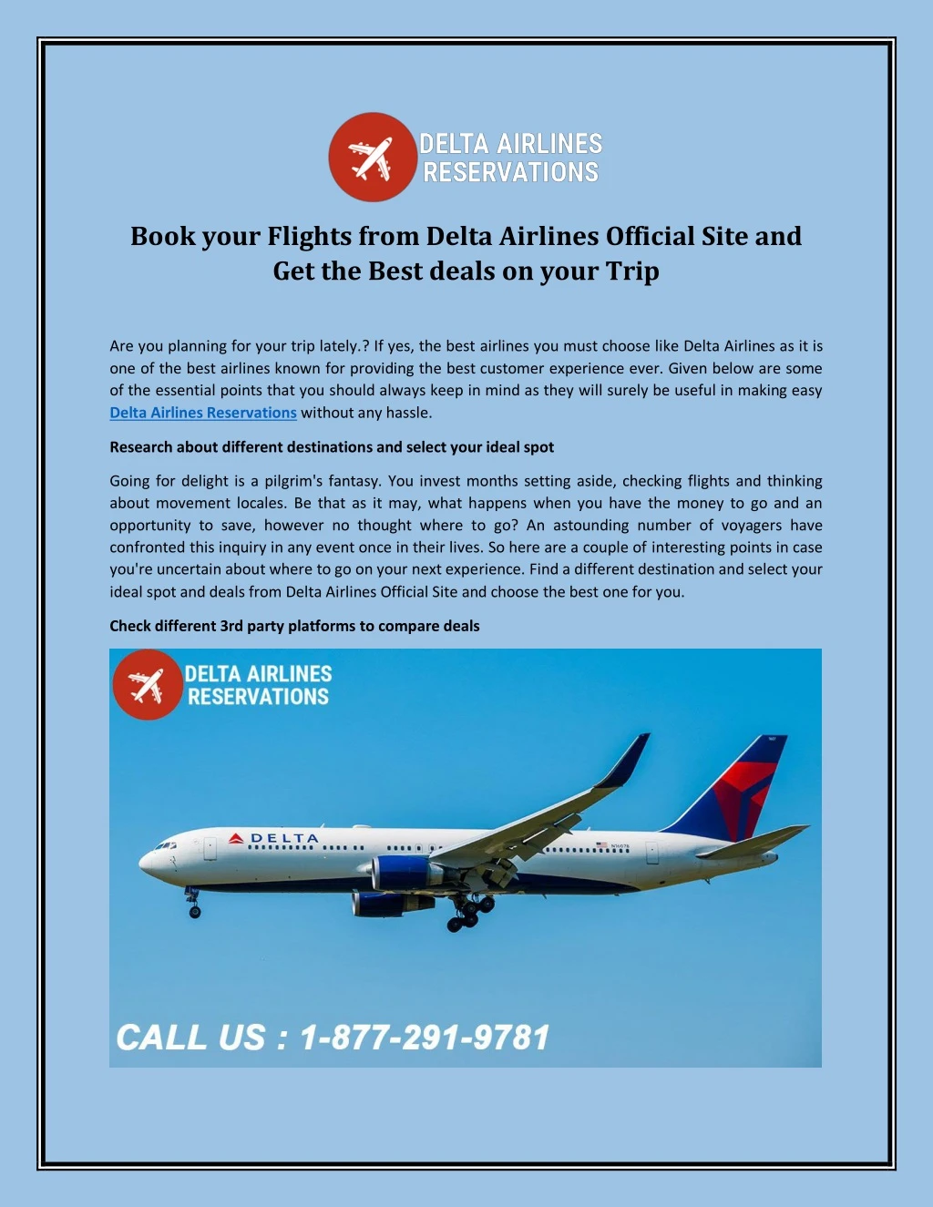 book your flights from delta airlines official