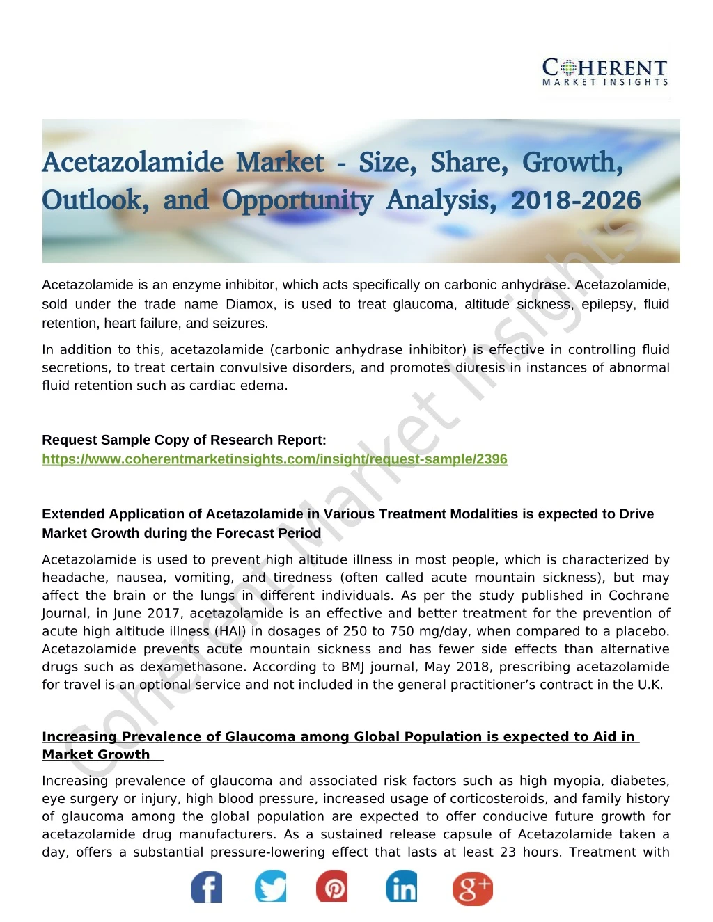 acetazolamide market size share growth