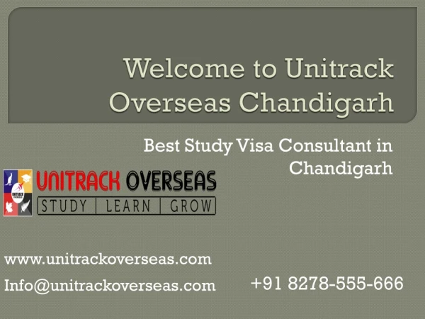 Best study visa Consultants | Chandigarh | Punjab | Unitrack Overseas