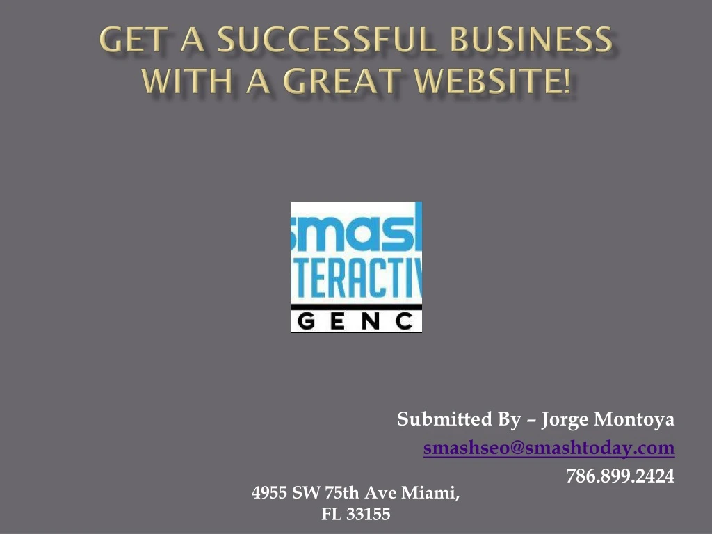 get a successful business with a great website