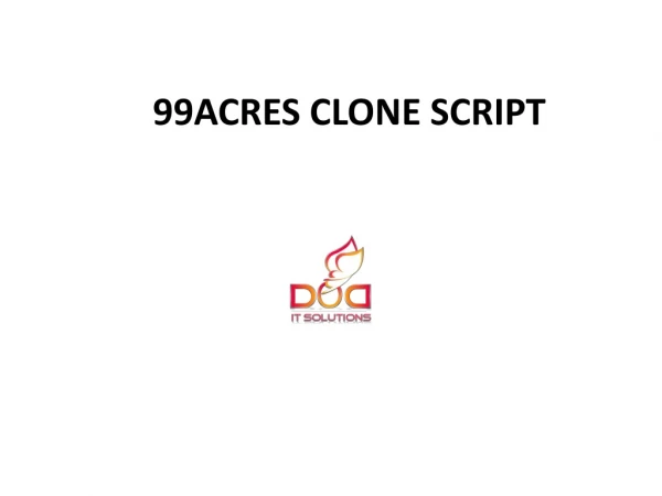 99acres Clone Script | WEBSITE SCRIPTS