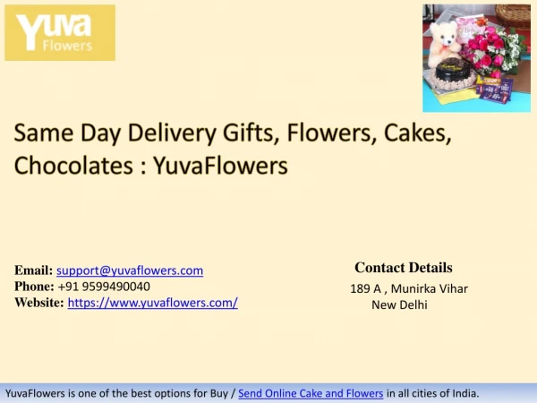 Send Flowers to India Same Day | Online Flower Delivery in India | Buy Flowers Online - YuvaFlowers