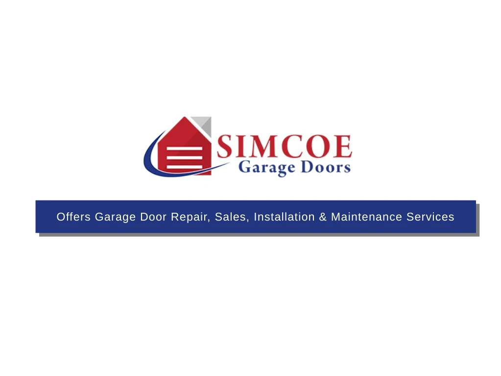 offers garage door repair sales installation