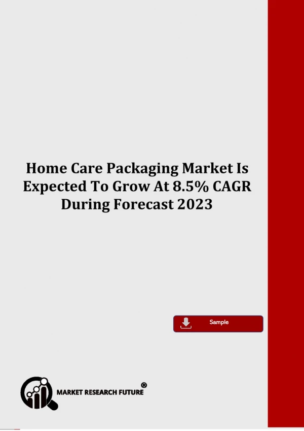 Home Care Packaging Market Outlook, Strategies, Industry, Growth Analysis, Future Scope, Key Drivers Forecast To 2023