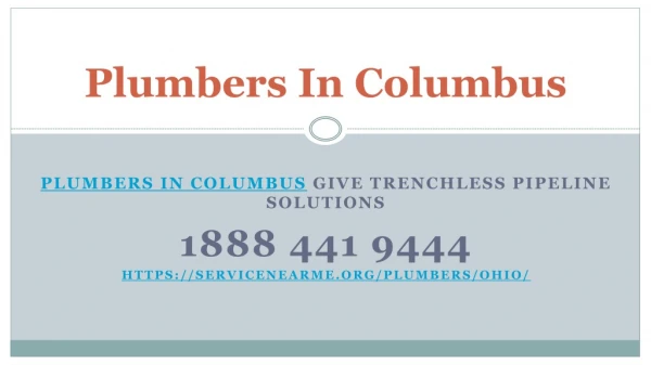 plumbers in columbus