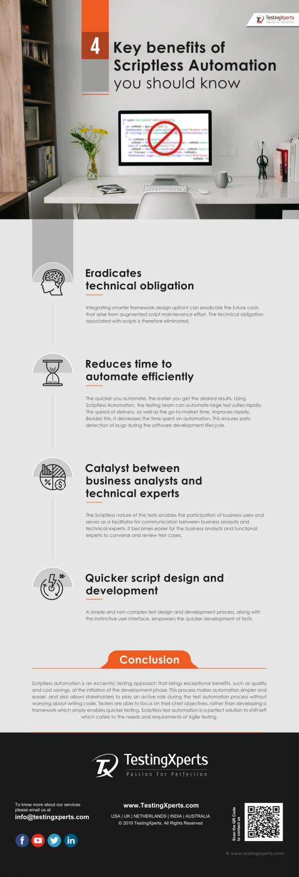 4 Key benefits of Scriptless Automation you should know