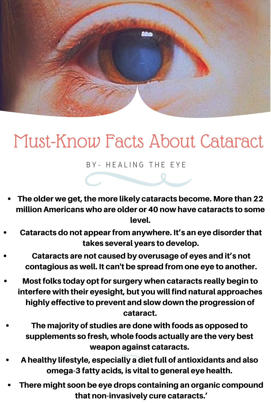 must know facts about cataract
