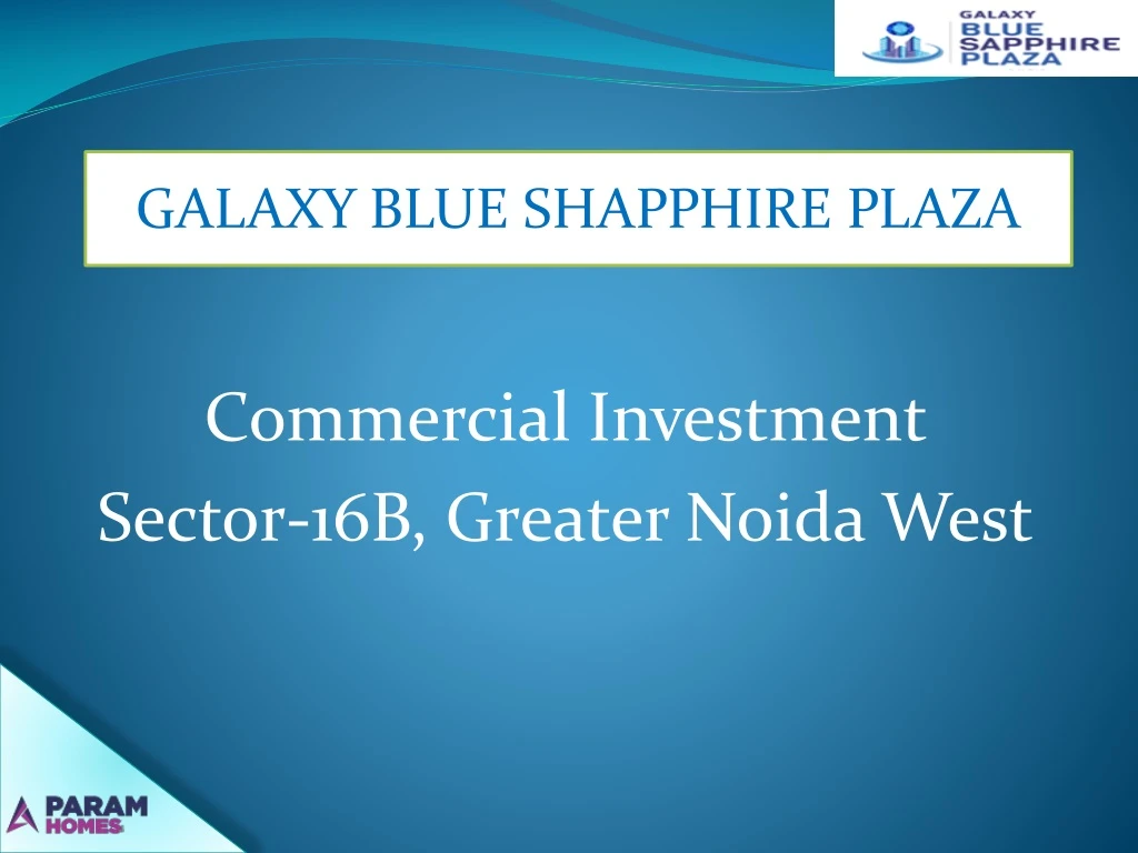 commercial investment sector 16b greater noida west