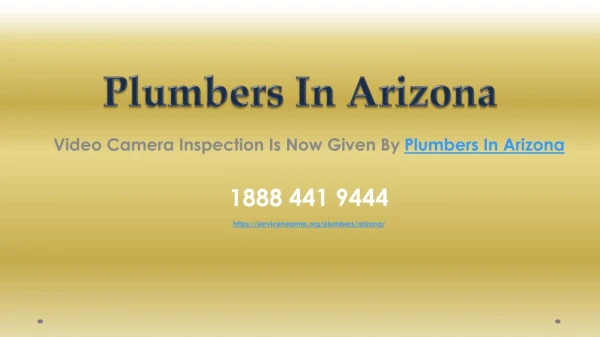 Video Camera Inspection Is Now Given By Plumbers In Arizona