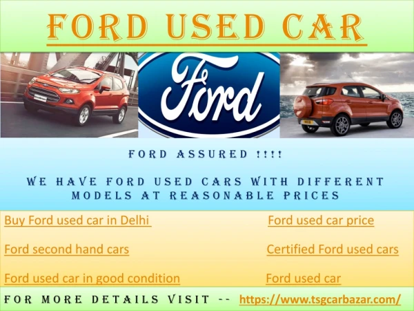 Ford used car