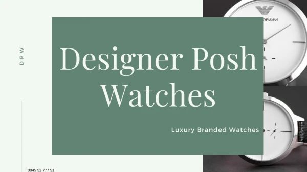 Buy Designer Watches UK