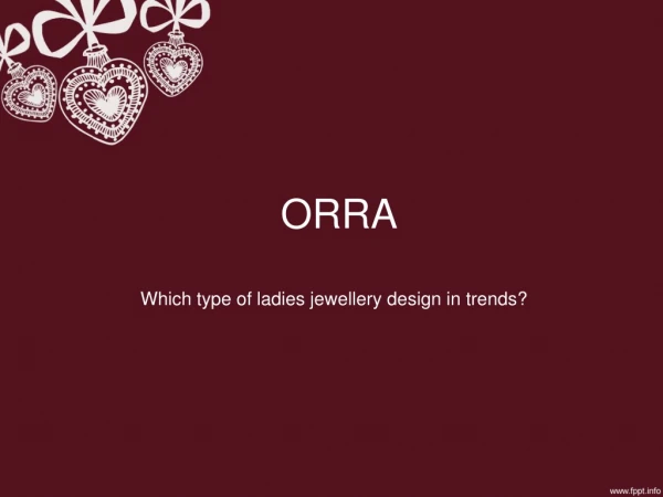 Which type of ladies jewellery design in trends