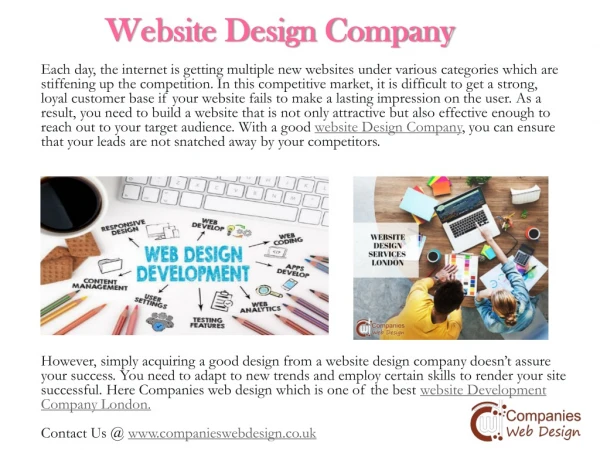 Website development company London