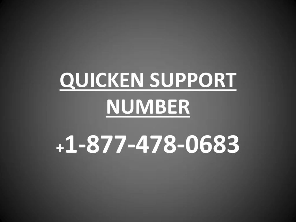 quicken support number