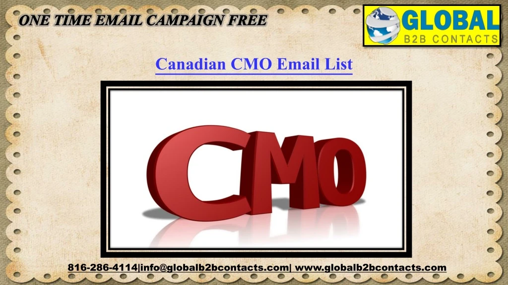 one time email campaign free