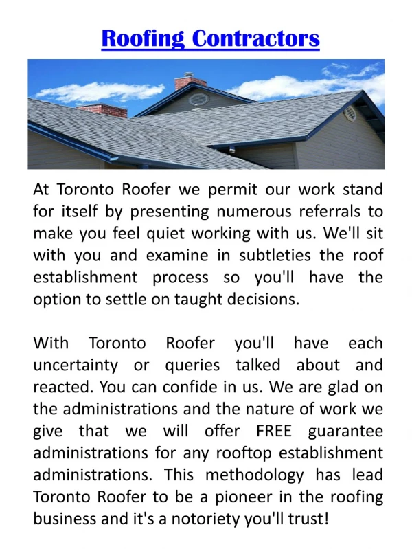 Cheap & Affordable Roofing Installers