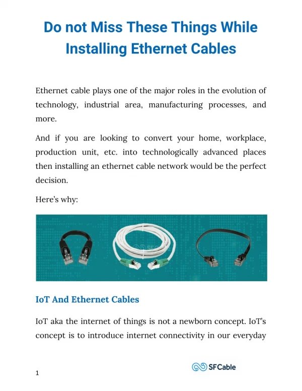 do not miss these things while installing