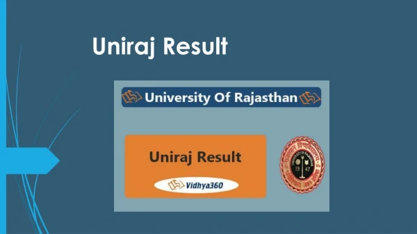 Uniraj Result 2019 : Download Rajasthan University UG & PG Result
