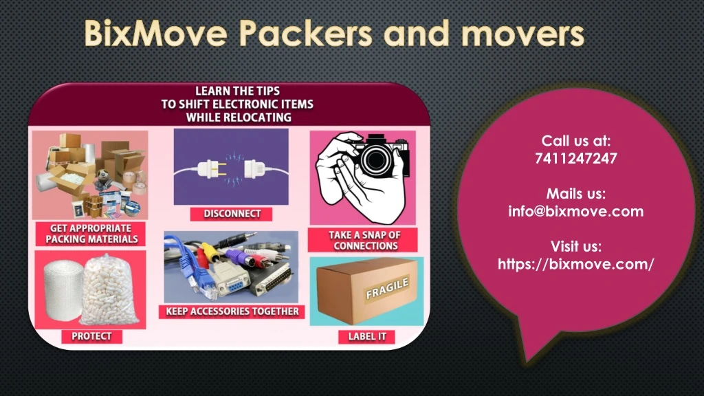 bixmove packers and movers