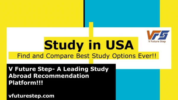 Study in USA - V Future Step
