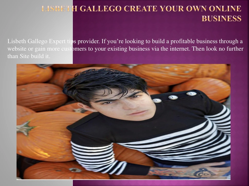 lisbeth gallego create your own online business