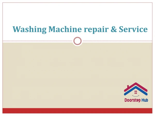 washing machine repair service