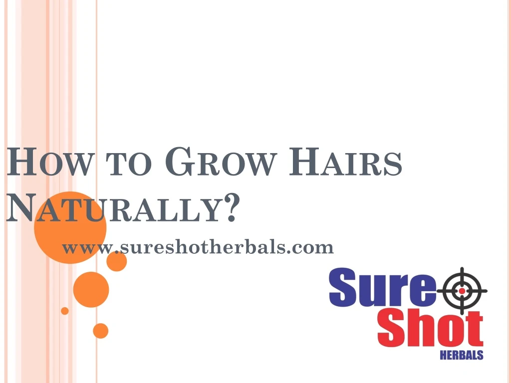 how to grow hairs naturally
