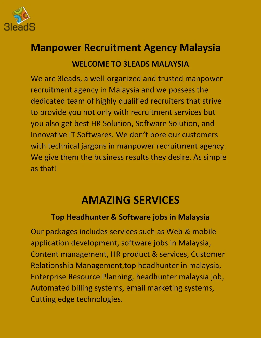manpower recruitment agency malaysia