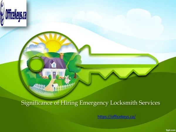 Significance of Hiring Emergency Locksmith Services