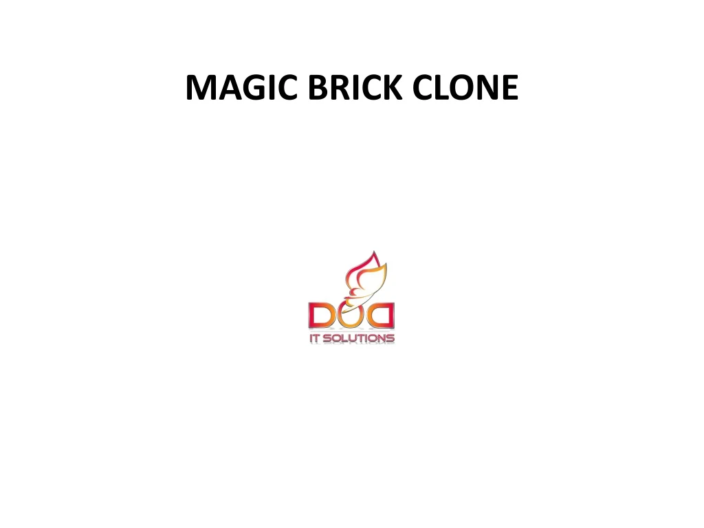 magic brick clone