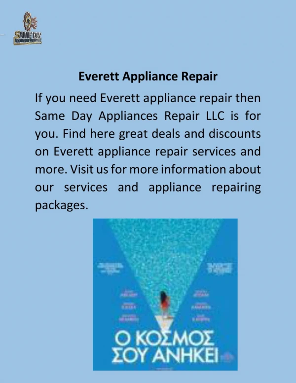 Everett Appliance Repair - Samedayappliancesrepair