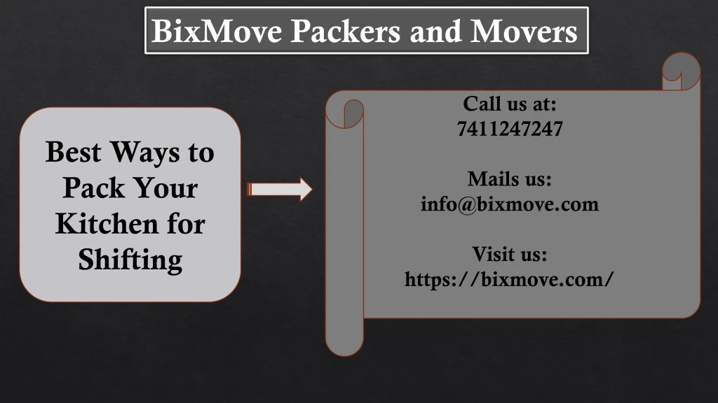 bixmove packers and movers